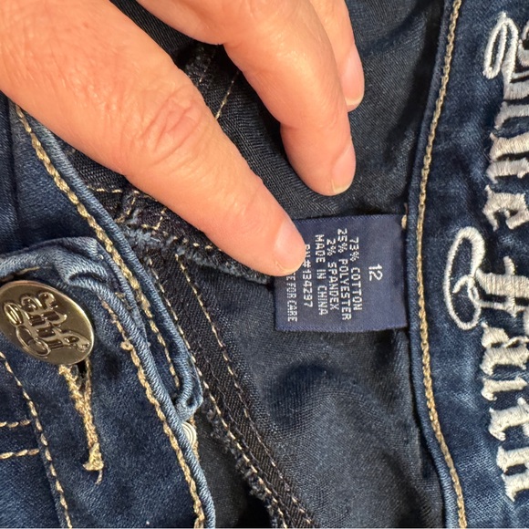 Blue Faith straight leg jeans 12-14 - Picture 6 of 6